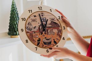 Fa falióra – Állatok a vadászlakban – Josef Lada ©