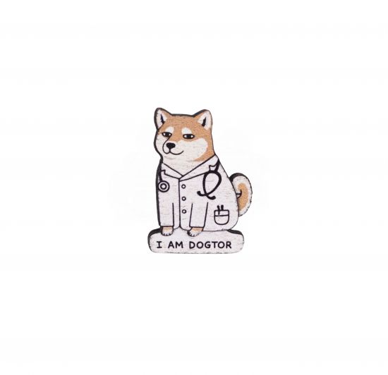 Fa bross Dogtor Brooch