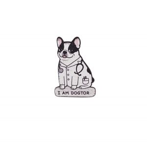 Fa bross Bull-dogtor Brooch