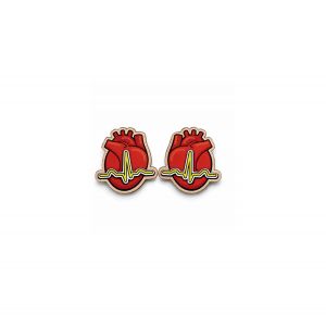 Fa fülbevaló EKG Earrings