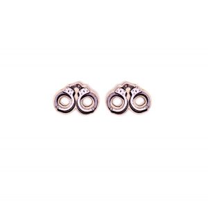Fa fülbevaló Handcuffs Earrings