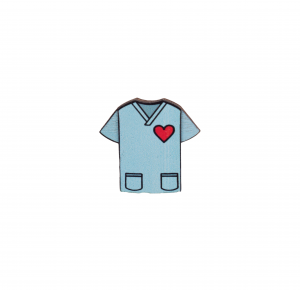 Fa Bross  Doctor's Coat Brooch