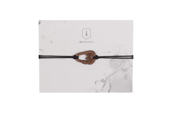 String karkötő Carbine Wooden Bracelet