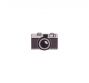 Fából készült bross Camera Brooch