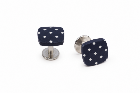 Mandzsettagombok Navy Speckle Mandzsettagombok Navy Speckle