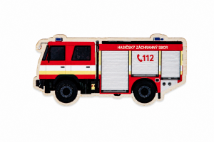 Tatra tűzoltóautó fa mágnes