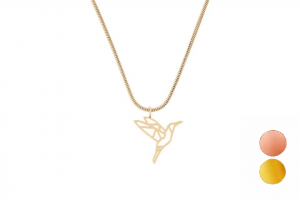 Fém medál Bird Steel Pendant