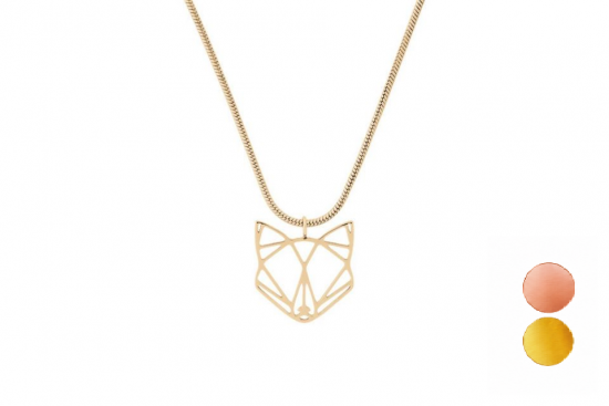 Fém medál Fox Steel Pendant